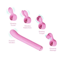 Вібратор Otouch Magic Stick S1 Plus - Pink — Переглянути зображення 3