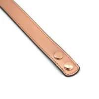 Нашийник із затискачами для сосків Liebe Seele Rose Gold Memory Collar with Nipple Clamps, шкіра — Переглянути зображення 10