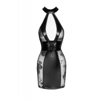 Сукня Noir Handmade F238 Short tulle dress with powerwetlook inserts, S — Переглянути зображення 4