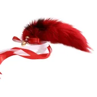 Анальна пробка з хвостом лисиці LOCKINK SEVANDA Red Vixen Set with Pear-shape Plug — Переглянути зображення 4