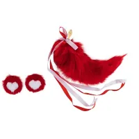 Анальна пробка з хвостом лисиці LOCKINK SEVANDA Red Vixen Set with Pear-shape Plug — Переглянути зображення 1