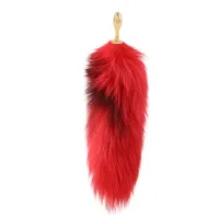 Анальна пробка з хвостом лисиці LOCKINK SEVANDA Red Vixen Set with Pear-shape Plug — Переглянути зображення 2