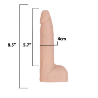 Фаллоимитатор с пульсацией Naked Addiction 8.5” Thruster - Vanilla — Просмотреть изображение 7