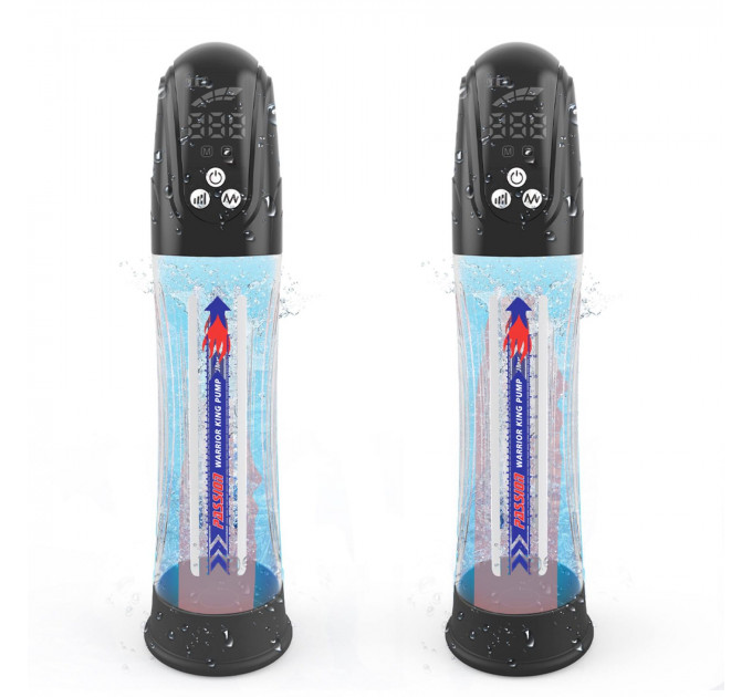 Автоматична гідропомпа 2в1 (вода/повітря) Water Bath з LED-дисплеєм, 2 режими