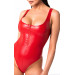 Боді Noir Handmade F352 Red powerwetlook body - XXL