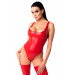 Боді Noir Handmade F352 Red powerwetlook body - XXL