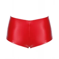 Шорти Noir Handmade F356 Red powerwetlook shorts - 3XL — Переглянути зображення 6