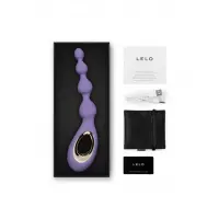 Анальне намисто з вібрацією LELO Soraya Beads Violet Dusk, різний діаметр намистин, 8 режимів — Просмотреть изображение 2