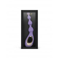 Анальные бусы с вибрацией LELO Soraya Beads Violet Dusk, разный диаметр бусин, 8 режимов