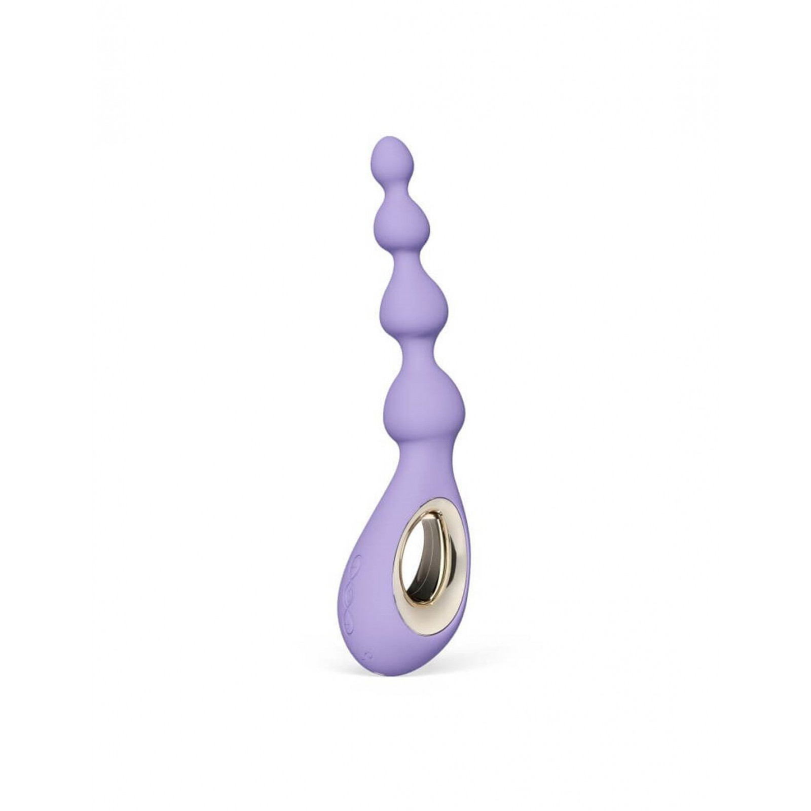 Анальные бусы с вибрацией LELO Soraya Beads Violet Dusk, разный диаметр бусин, 8 режимов