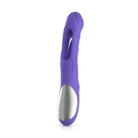 Вібратор точки G з вагінальним відростком Good Vibes Only – Flax Vibrating Dildo with G-Spot Stimulator — Переглянути зображення 3