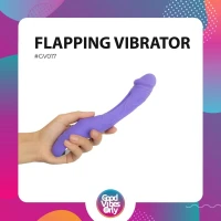 Вібратор точки G з вагінальним відростком Good Vibes Only – Flax Vibrating Dildo with G-Spot Stimulator — Переглянути зображення 12