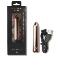Віброкуля Rocks Off Bullet Golden Rose 16 Settings — Переглянути зображення 16