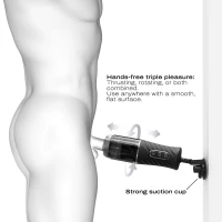 Автоматичний мастурбатор Dorcel THRUST BLOW PRO, імітація фрикцій+обертання, по 10 режимів, присоска — Переглянути зображення 6