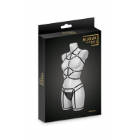 Комплект Bijoux Pour Toi - Sidonie, портупея, гартери та трусики