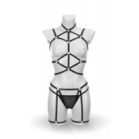 Комплект Bijoux Pour Toi - Sidonie, портупея, гартери та трусики — Переглянути зображення 4