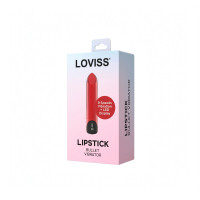 Вибропуля-помада Loviss Lipstick Bullet Vibrator, 9 режимов, перезаряжаемая — Просмотреть изображение 5