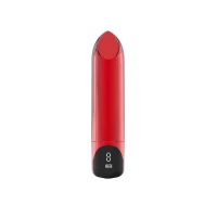 Віброкуля-помада Loviss Lipstick Bullet Vibrator, 9 режимів, перезаряджувана — Переглянути зображення 1