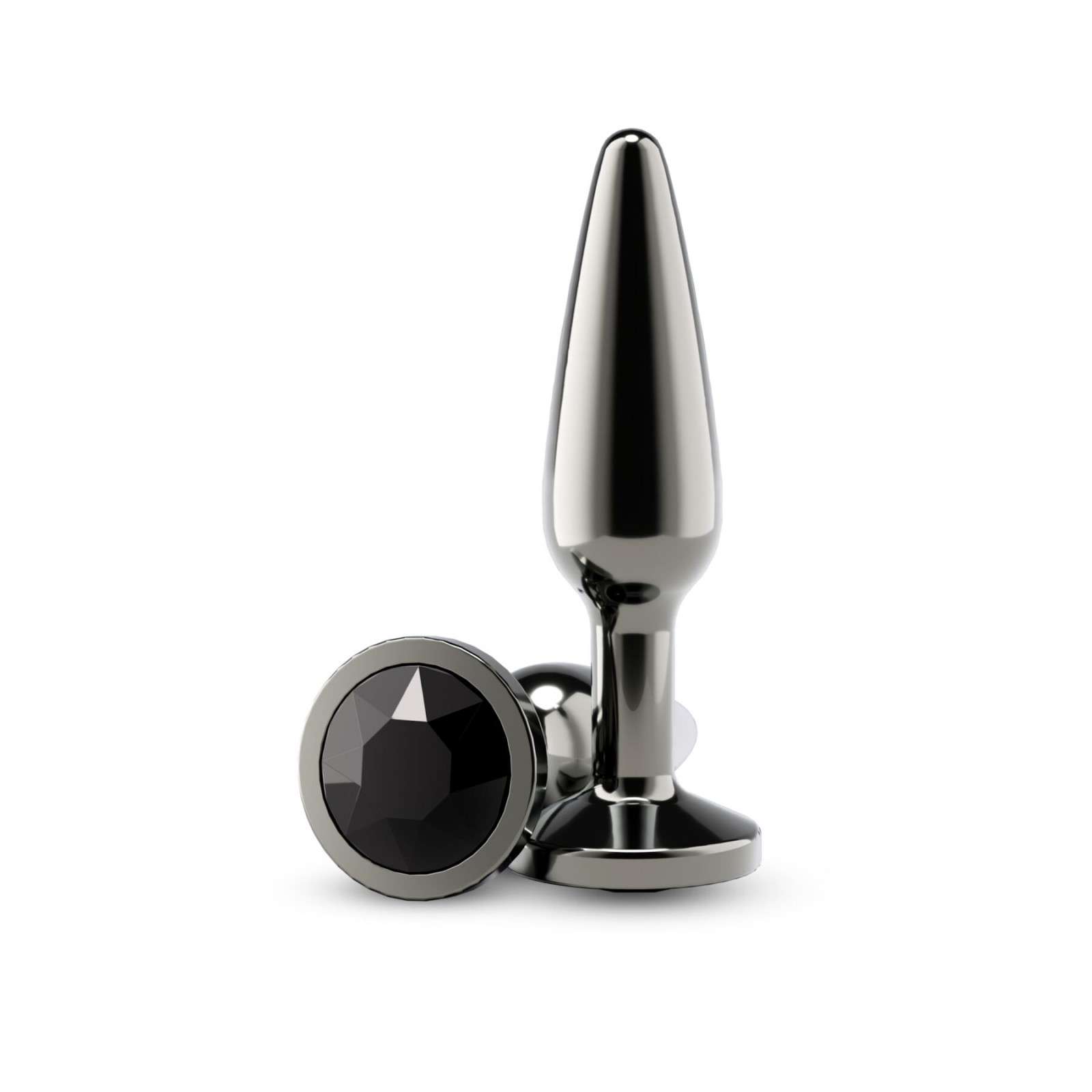 Анальная пробка NS Novelties Rear Assets - Tapered - Medium - Gunmetal - Black