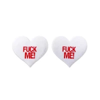 Пестис-сердечка Art of Sex - Fuck me, білий — фото 2