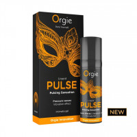 Смоктайзер для клитора Orgie Liquid Pulse 15 мл, вкус Ice Caramel, гель с эффектом посасывания
