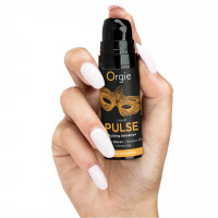 Смоктайзер для клитора Orgie Liquid Pulse 15 мл, вкус Ice Caramel, гель с эффектом посасывания — Просмотреть изображение 3