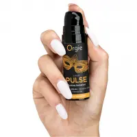 Смоктайзер для клітора Orgie Liquid Pulse 15 мл, вкус Ice Caramel, гель з ефектом посмоктування — Переглянути зображення 4