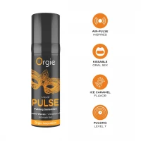 Смоктайзер для клітора Orgie Liquid Pulse 15 мл, вкус Ice Caramel, гель з ефектом посмоктування