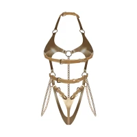 Боді Obsessive Anyya Gold teddy S/M/L — фото 8