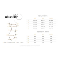 Комплект Obsessive Sashalla 4-pcs set S/M — фото 9