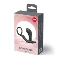 Анальна пробка з ерекційним кільцем Fun Factory BOOTIE RING Black (м'яте паковання!!!) — Переглянути зображення 9