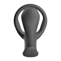 Анальна пробка з ерекційним кільцем Fun Factory BOOTIE RING Black (м'яте паковання!!!) — Переглянути зображення 6