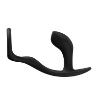 Анальна пробка з ерекційним кільцем Fun Factory BOOTIE RING Black (м'яте паковання!!!) — Переглянути зображення 5