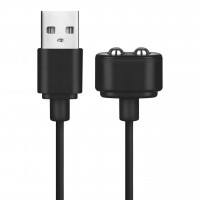 Зарядка (запасной кабель) для игрушек Satisfyer USB charging cable Black (вскрыта упаковка!!!)