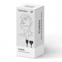 Зарядка (запасний кабель) для іграшок Satisfyer USB charging cable Black (відкрите паковання!!!) — Переглянути зображення 10