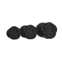 Набір силіконових анальних пробок BMS Roses Til’ Dawn Silicone Anal Plug Kit (пошкоджене паковання!!!) — Переглянути зображення 3