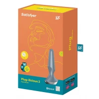 Анальна смарт-вібропробка Satisfyer Plug-ilicious 2 Ice Blue — Переглянути зображення 5