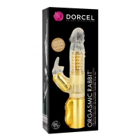 Вібратор-кролик Dorcel Orgasmic Rabbit Gold з перлинним масажем — Просмотреть изображение 2