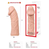 Насадка на член Kokos Extreme Sleeve ES.05 розмір M, потовщувальна, стимулюючий рельєф — Переглянути зображення 4