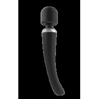Мощный вибромассажер Dorcel Megawand Black перезаряжаемый, 160 режимов