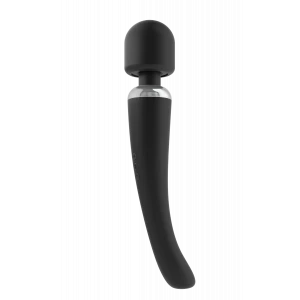 Потужний вібромасажер Dorcel Megawand Black перезаряджуваний, 160 режимів