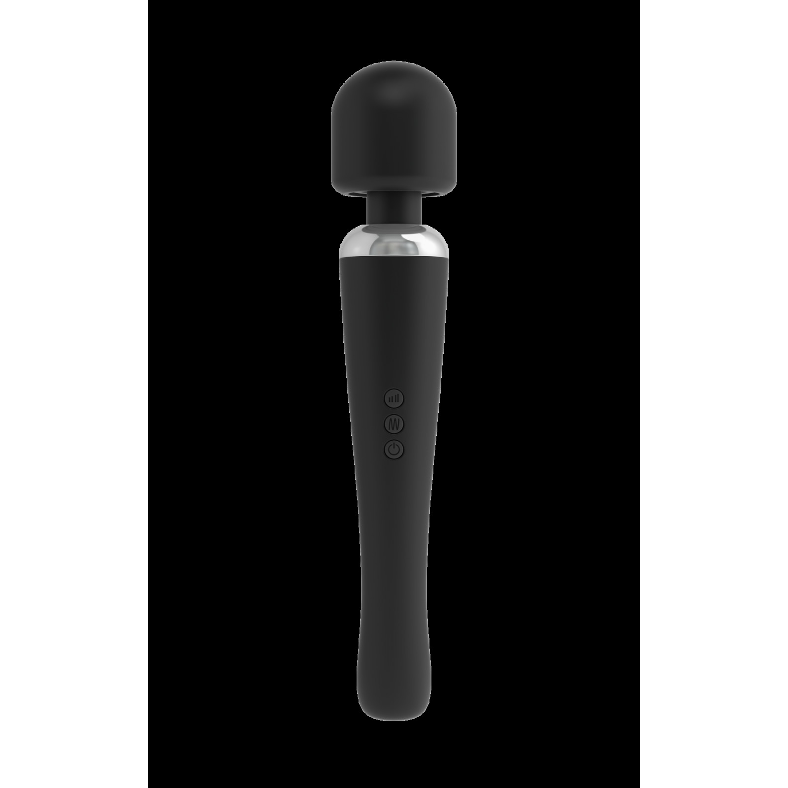 Мощный вибромассажер Dorcel Megawand Black перезаряжаемый, 160 режимов