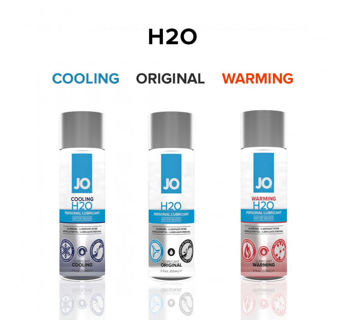 Змазка на водній основі JO H2O ORIGINAL (120 мл) оліїста і гладенька, рослинний гліцерин