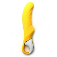 Потужний вібратор Satisfyer Vibes Yummy Sunshine з гнучким стовбуром і стимул. рельєфом, 12 режимів — Переглянути зображення 2