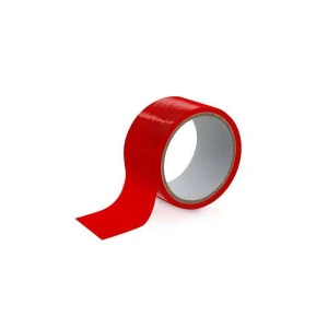 Скотч для бондажу Fetish Tentation Red (15 м), не липне до шкіри й волосків, лише сам до себе