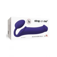 Безремінний страпон Strap-On-Me Violet XL, повністю регульований, діаметр 4,5 см — Переглянути зображення 3