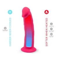 Фалоімітатор SilexD Henry Pink (MODEL 2 size 7.5in), двошаровий, силікон + Silexpan, діаметр 4,8 см — Просмотреть изображение 4