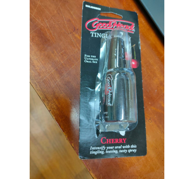 Спрей для минета Doc Johnson GoodHead Tingle Spray – Sweet Cherry (29 мл) (повреждена упаковка!!!)