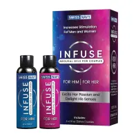 Збуджувальні гелі для пар Swiss Navy Infuse Arousal Gels for Couples 2×59 мл — Просмотреть изображение 1