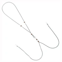 Прикраса для сосків Art of Sex - Nipple Clamps Arrow, колір гранатовий — Переглянути зображення 4